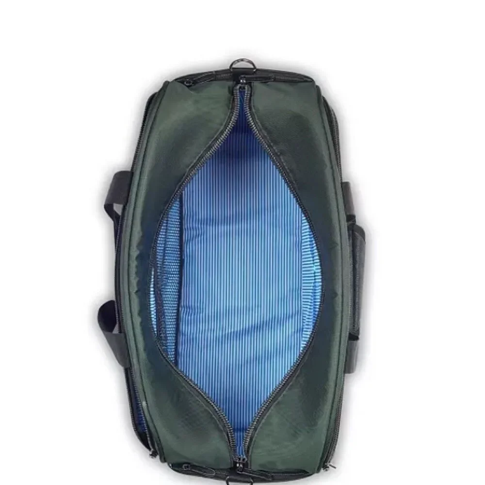 Delsey Paris Men's Dark Green Laptop Weekender Bag duffel bag, luggage